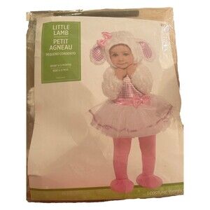 Dress Up by Design Halloween Girls Little Lamb Costume 6-12 months
